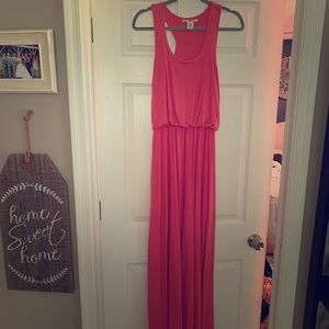 Racer back maxi dress